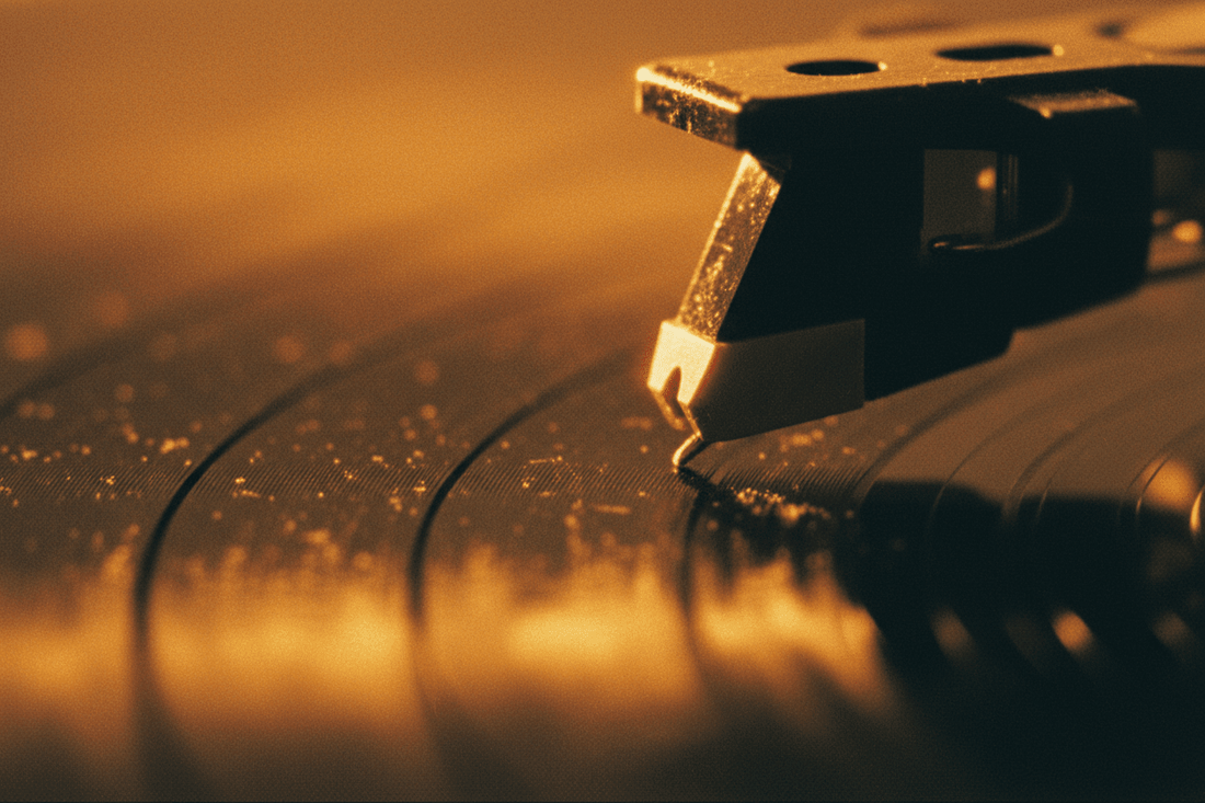 Vinyl record on a turntable — why analog audio beats digital streaming