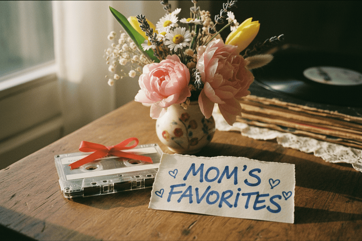 Retro music tee gift for mum — GeloGroove analog culture apparel