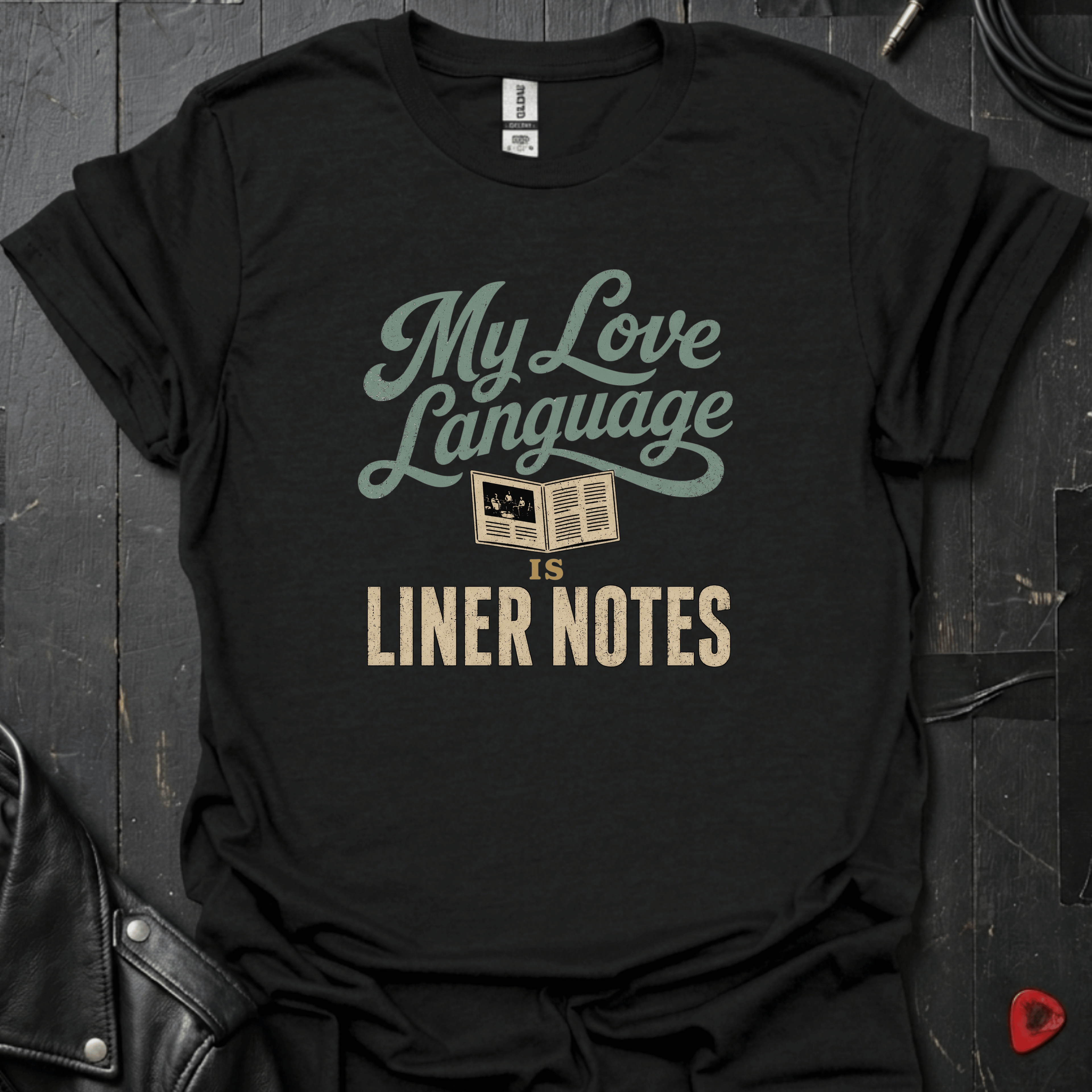 Liner Notes Love Language T-Shirt
