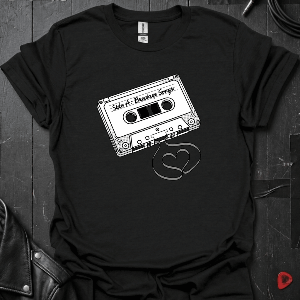 Breakup Songs T-Shirt - Black - T-Shirt