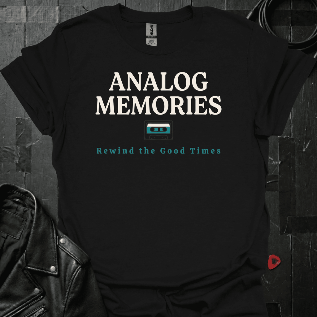 Analog Memories T-Shirt - Black - T-Shirt
