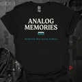 Analog Memories T-Shirt - Black - T-Shirt