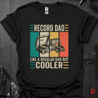Record Dad But Cooler T-Shirt - Black - T-Shirt