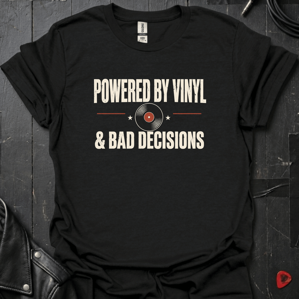 Powered By Vinyl T-Shirt