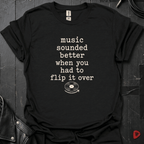 Flip It Over T-Shirt - Black - T-Shirt