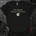 Life Happens T-Shirt GeloGroove Black