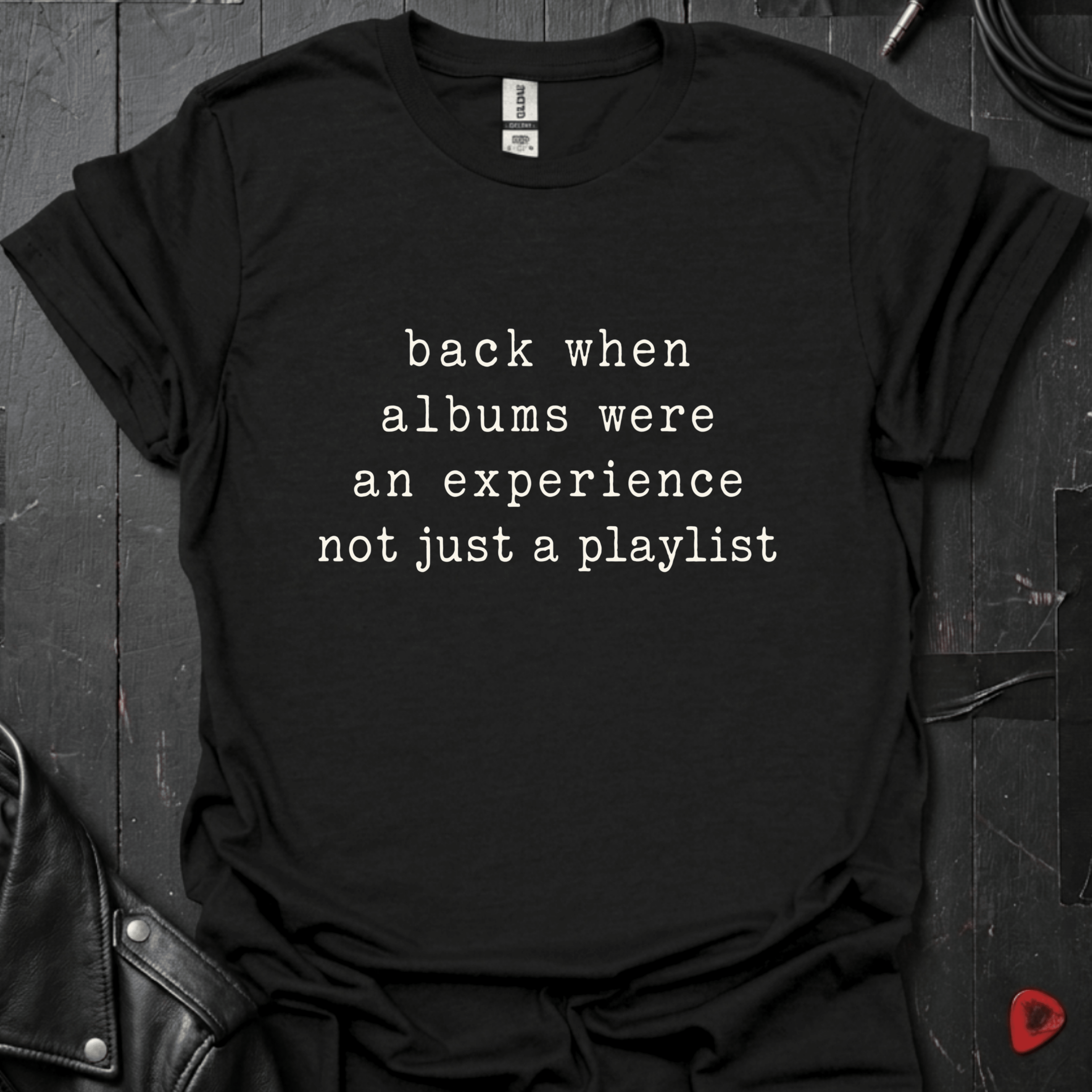 Albums Were An Experience T-Shirt - Black - T-Shirt