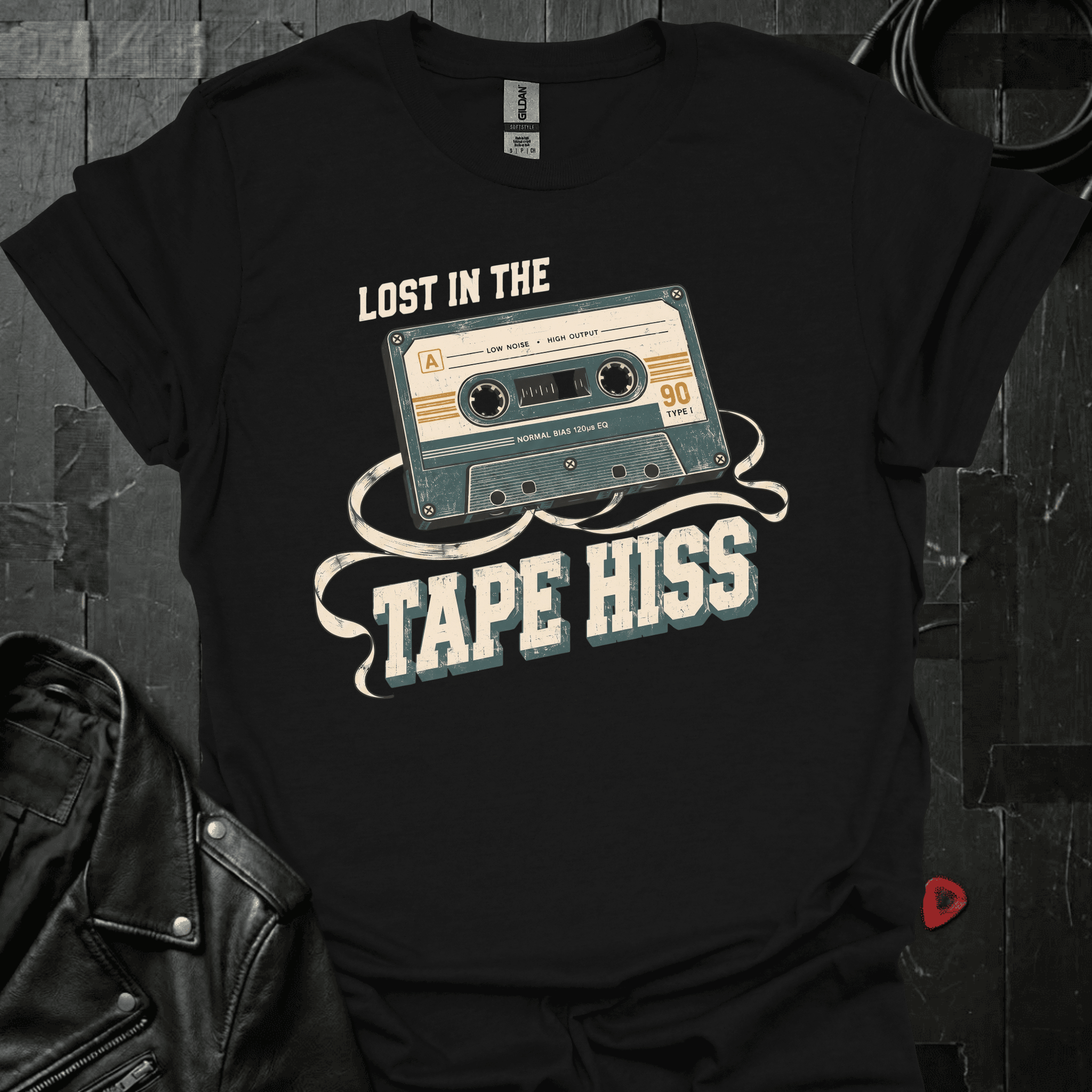 Lost In Tape Hiss T-Shirt - Black - T-Shirt
