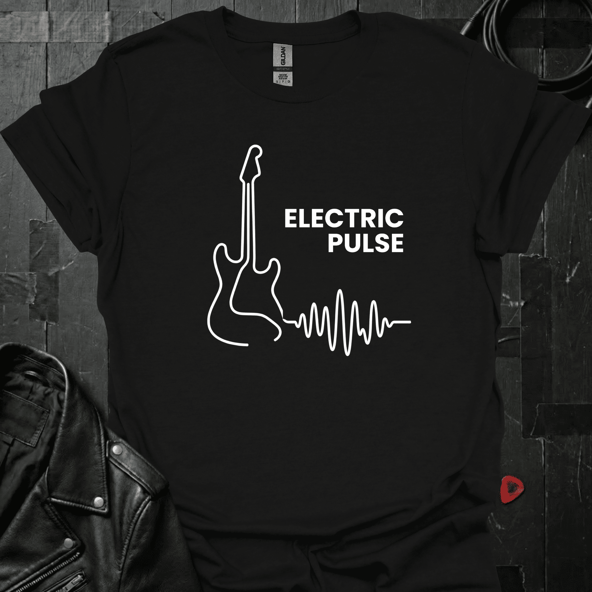 Electric Pulse T-Shirt - Black - T-Shirt