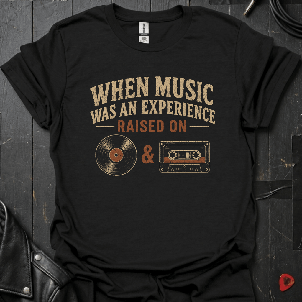Music Was An Experience T-Shirt - Black - T-Shirt