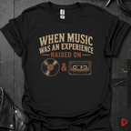 Music Was An Experience T-Shirt - Black - T-Shirt
