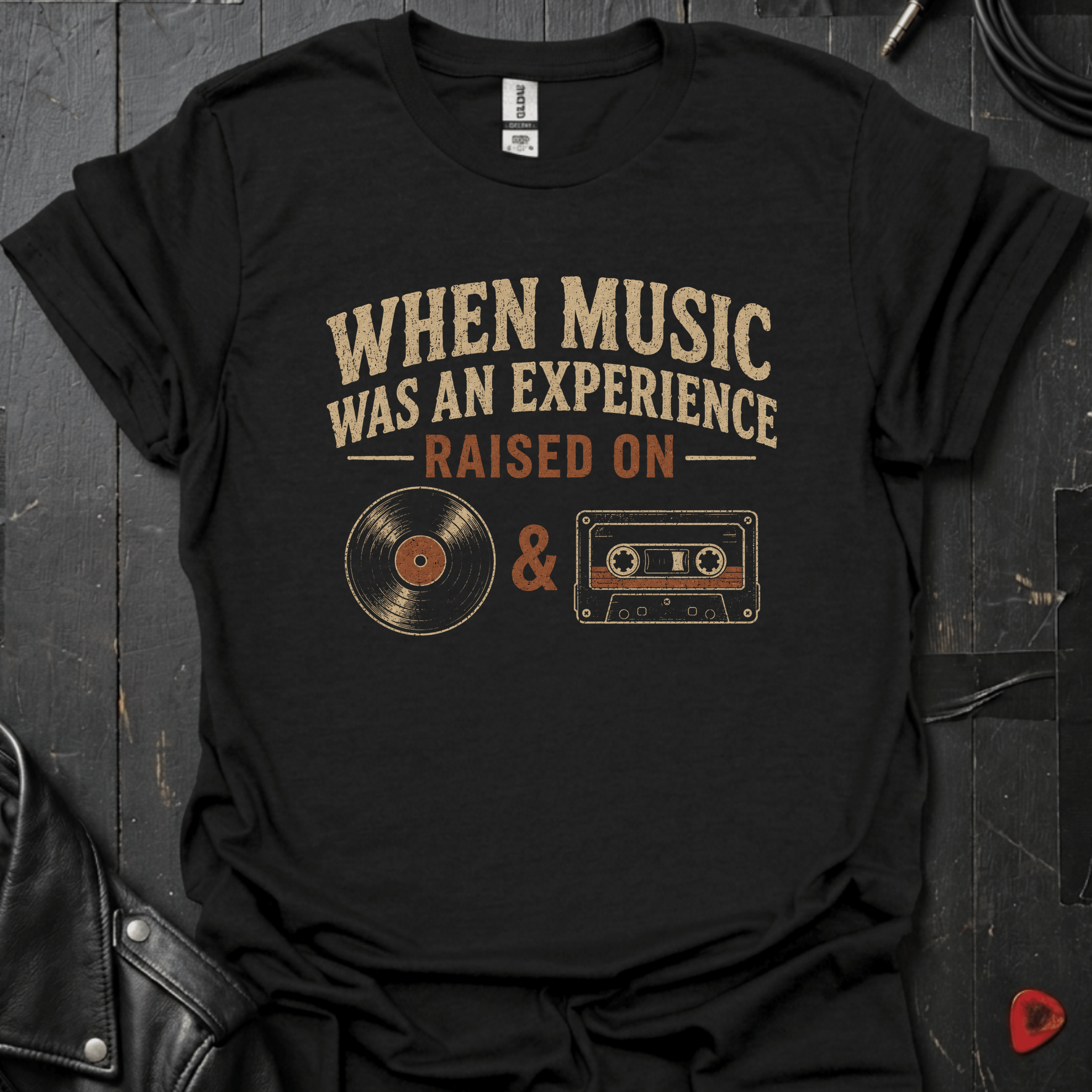 Music Was An Experience T-Shirt - Black - T-Shirt