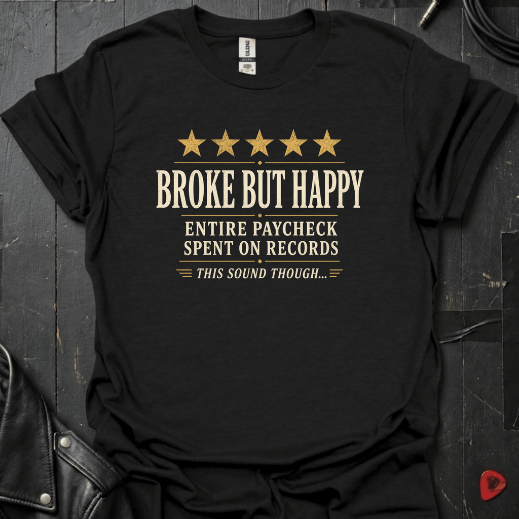 Vinyl Collector Review T-Shirt - Black - T-Shirt