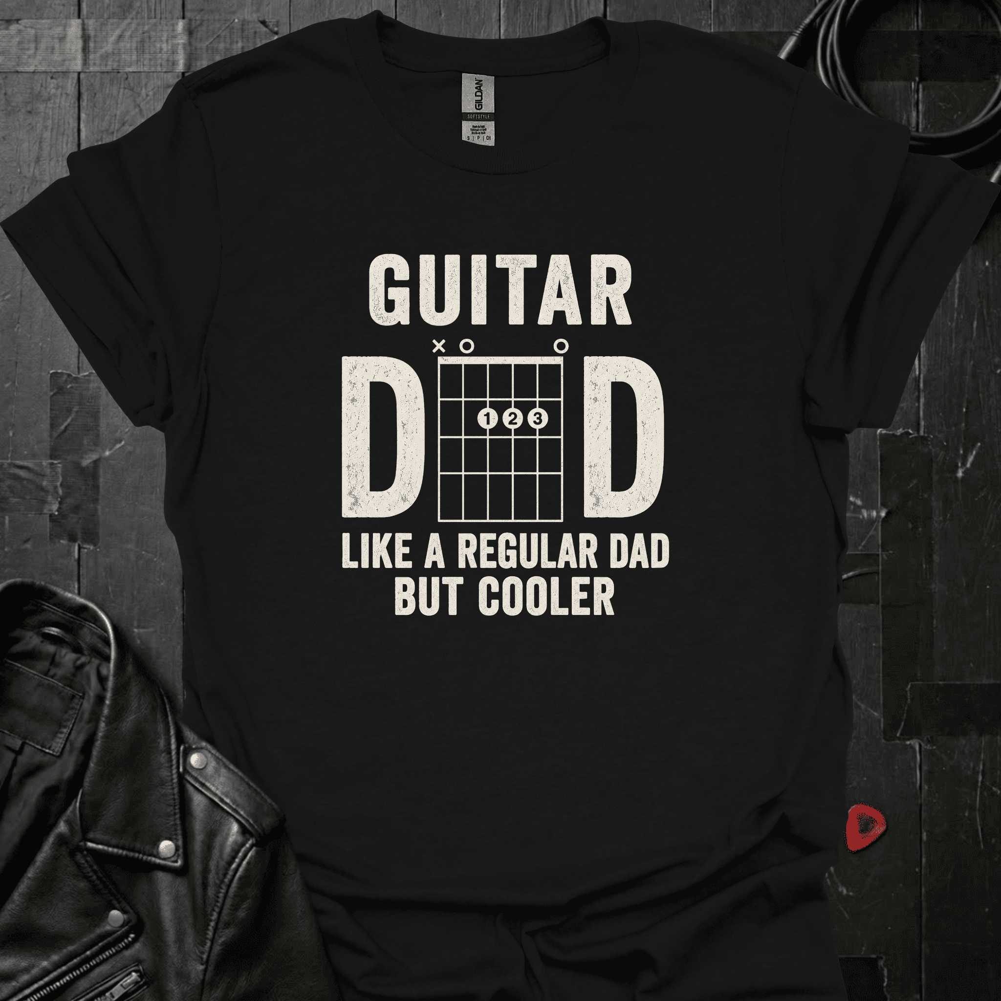 Guitar Dad T-Shirt - Black - T-Shirt