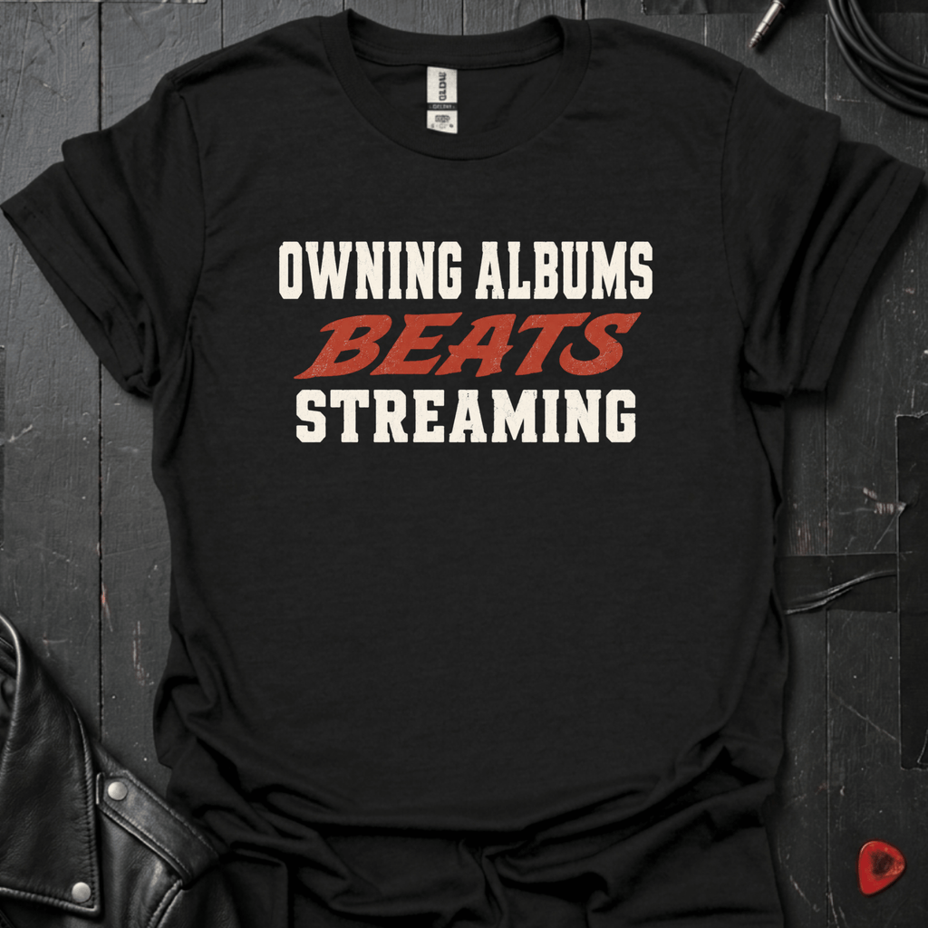 Albums Beats Streaming T-Shirt - Black - T-Shirt