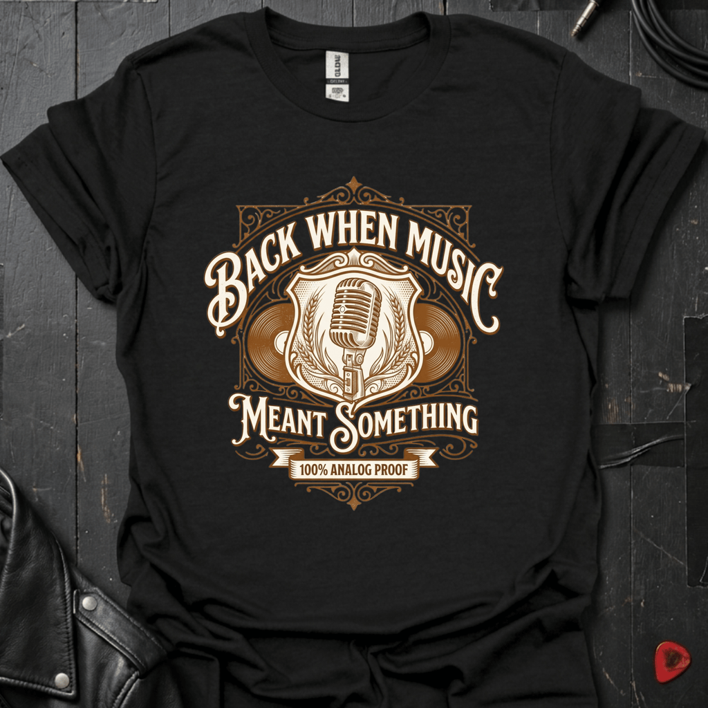 Music Meant Something T-Shirt - Black - T-Shirt