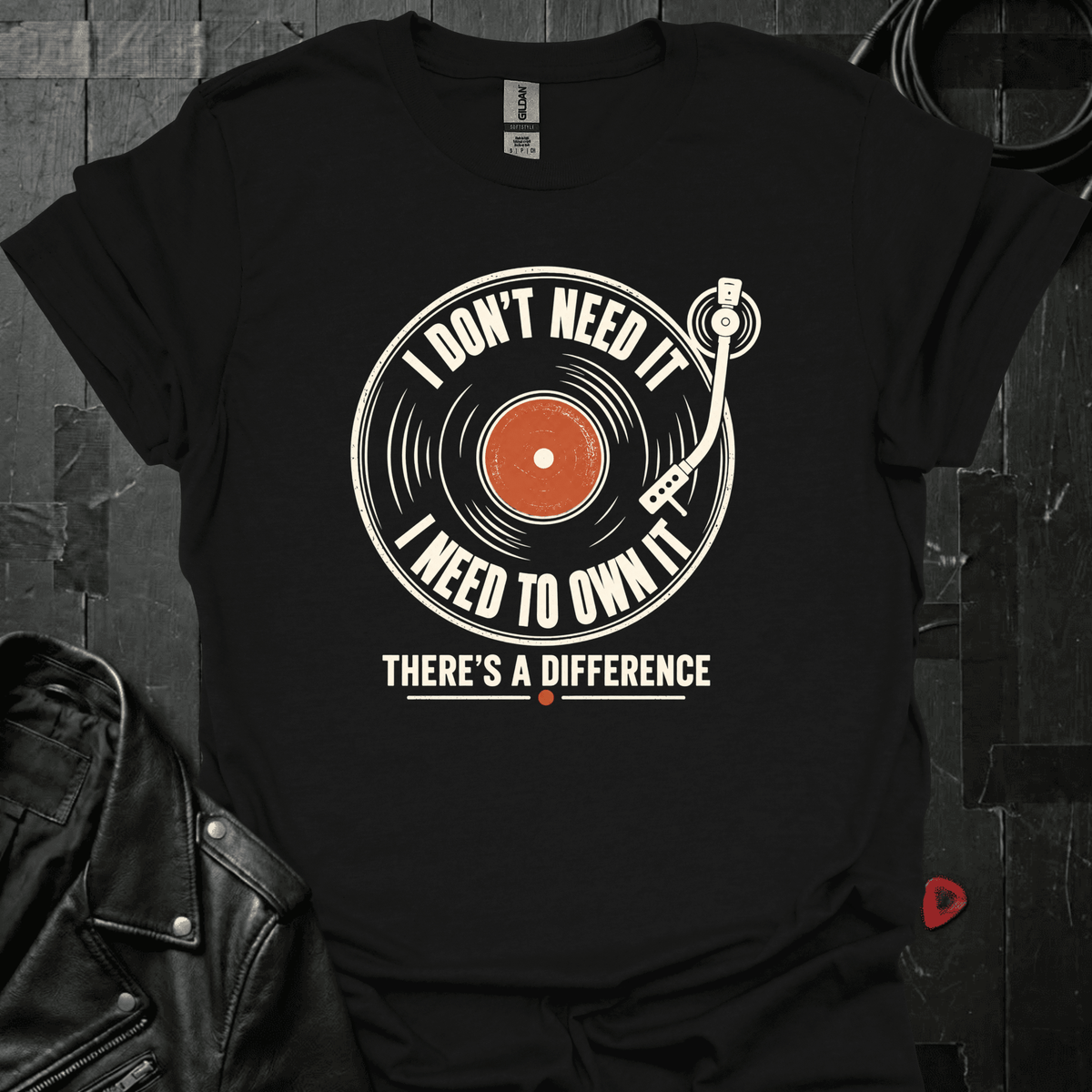 Record Collector Logic T-Shirt - Black - T-Shirt