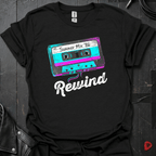 Rewind Summer Mix T-Shirt - Black - T-Shirt