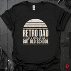 Retro Dad T-Shirt | Old School Dad Music Tee - Black - T-Shirt