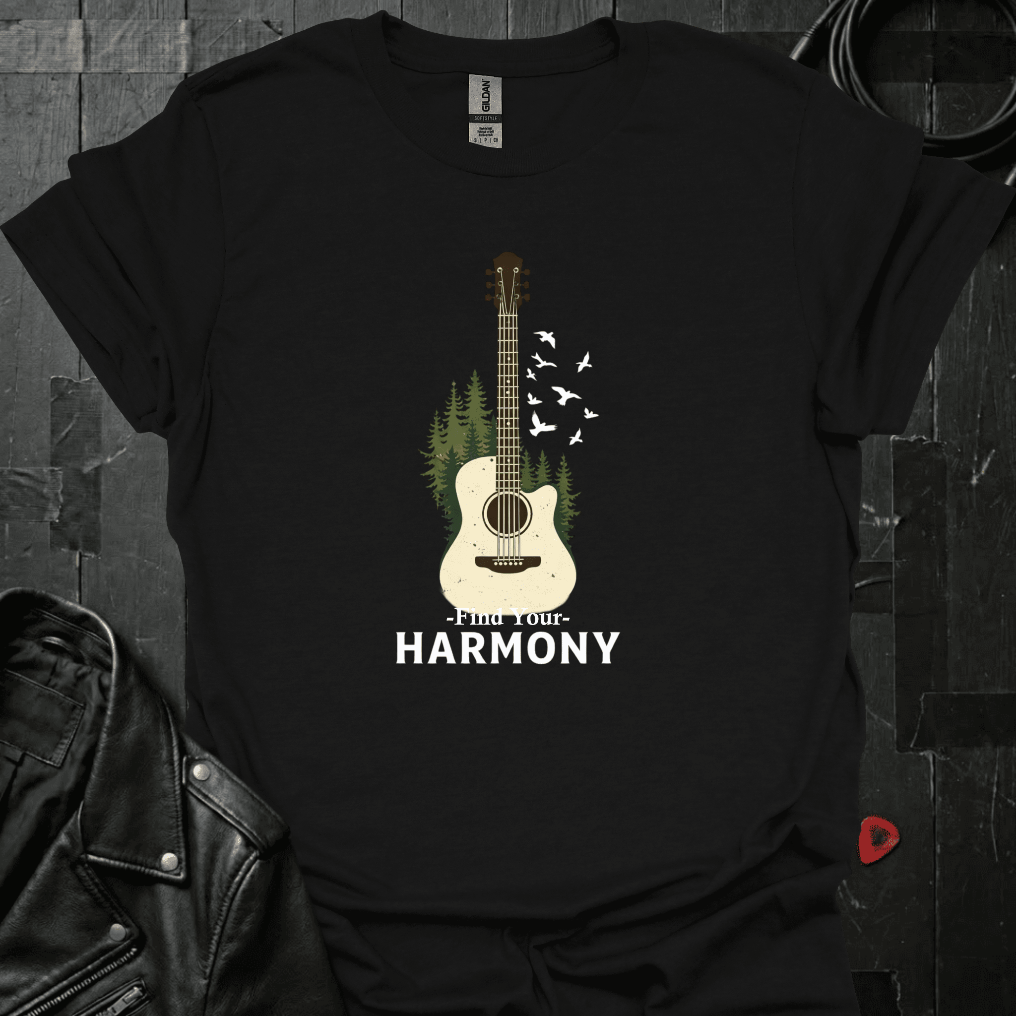 Find Your Harmony T-Shirt - Black - T-Shirt