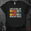 Important Choices T-Shirt - Black - T-Shirt