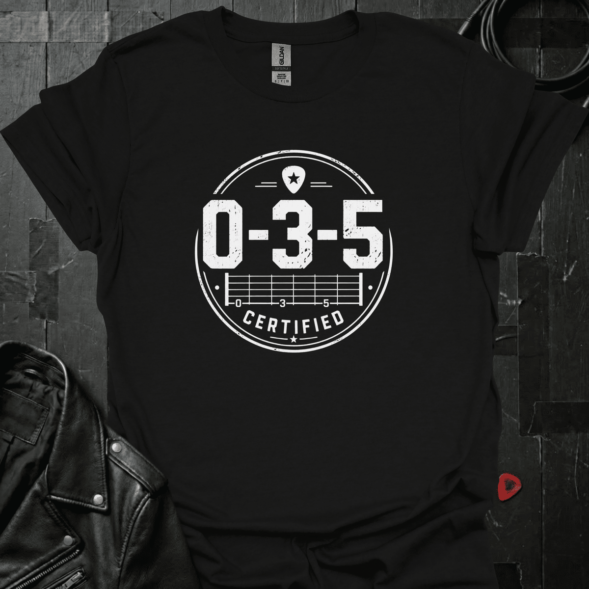 0 3 5 Certified T-Shirt - Black - T-Shirt