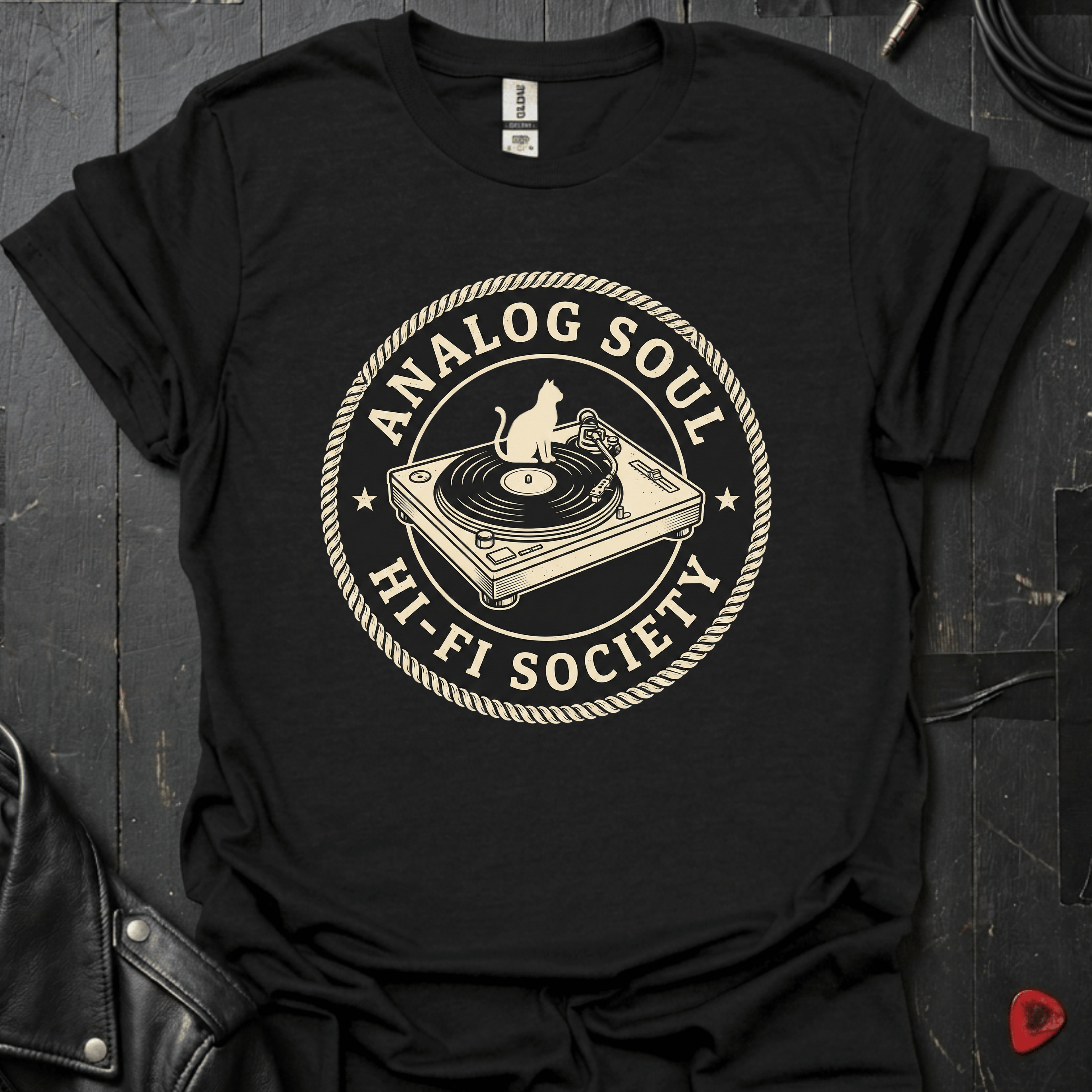 Analog Hi - Fi Society T-Shirt - Black - T-Shirt