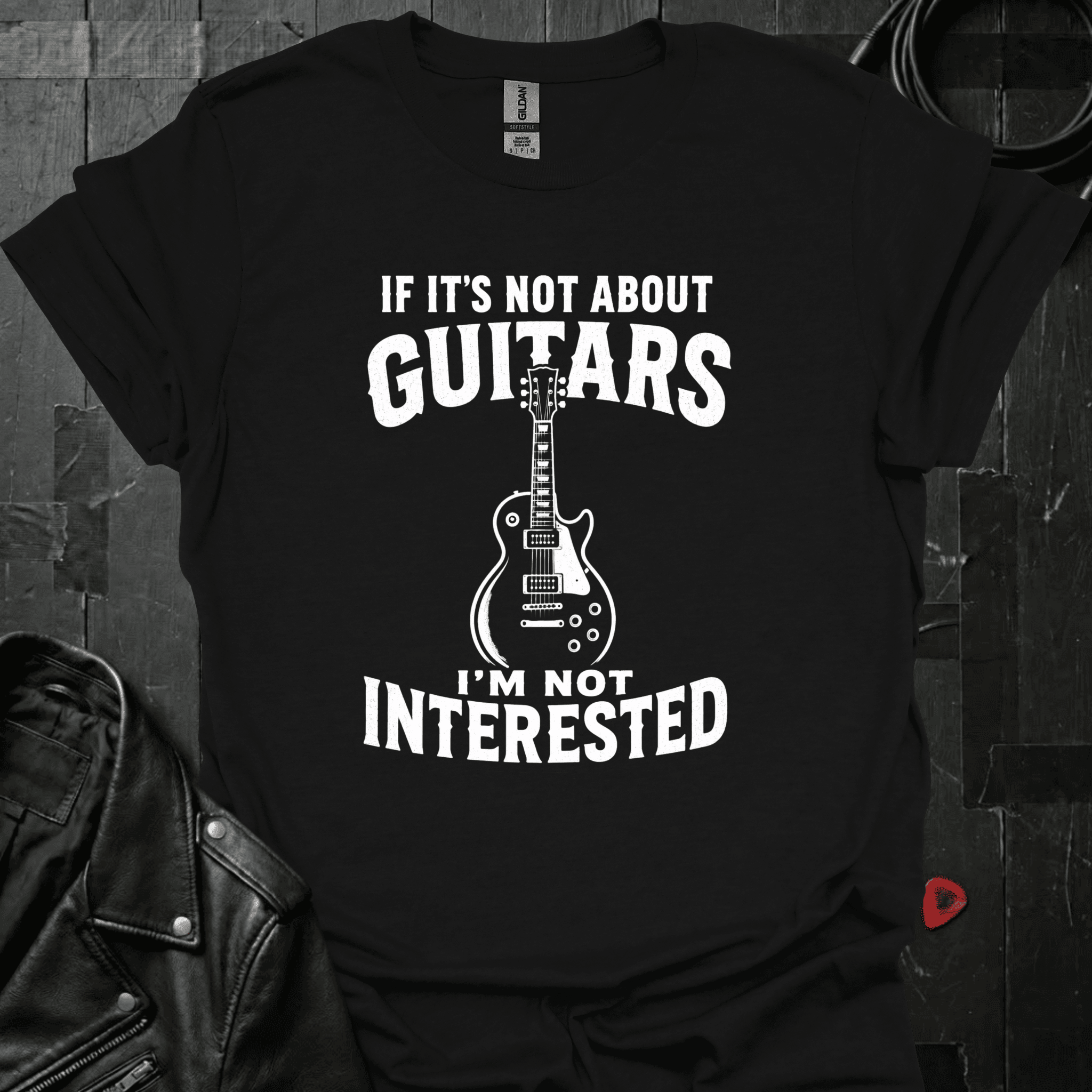 Guitars Only T-Shirt - Black - T-Shirt