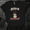 Queen Of Country T-Shirt - Black - T-Shirt