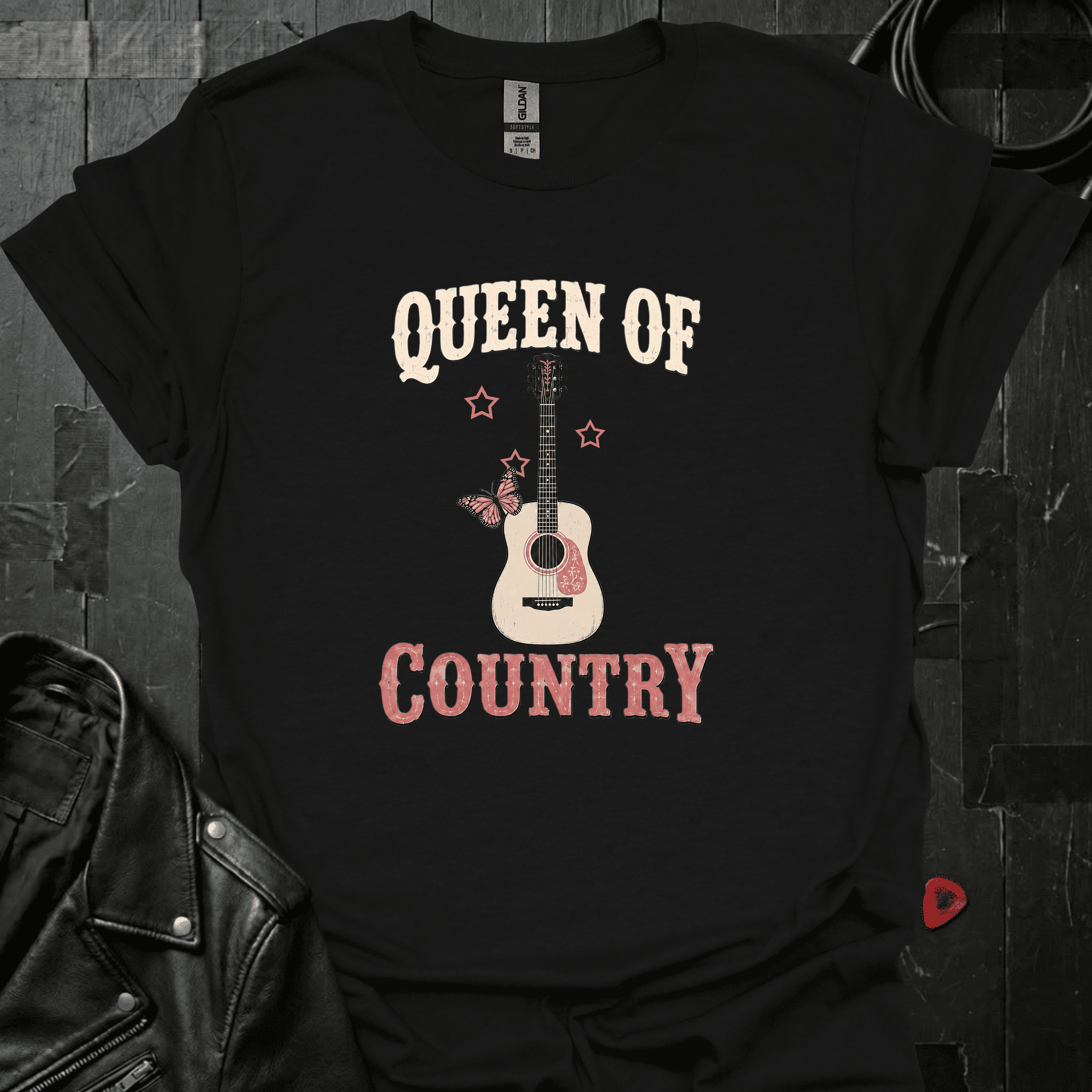 Queen Of Country T-Shirt - Black - T-Shirt