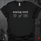 Analog Nerd T-Shirt - Black - T-Shirt