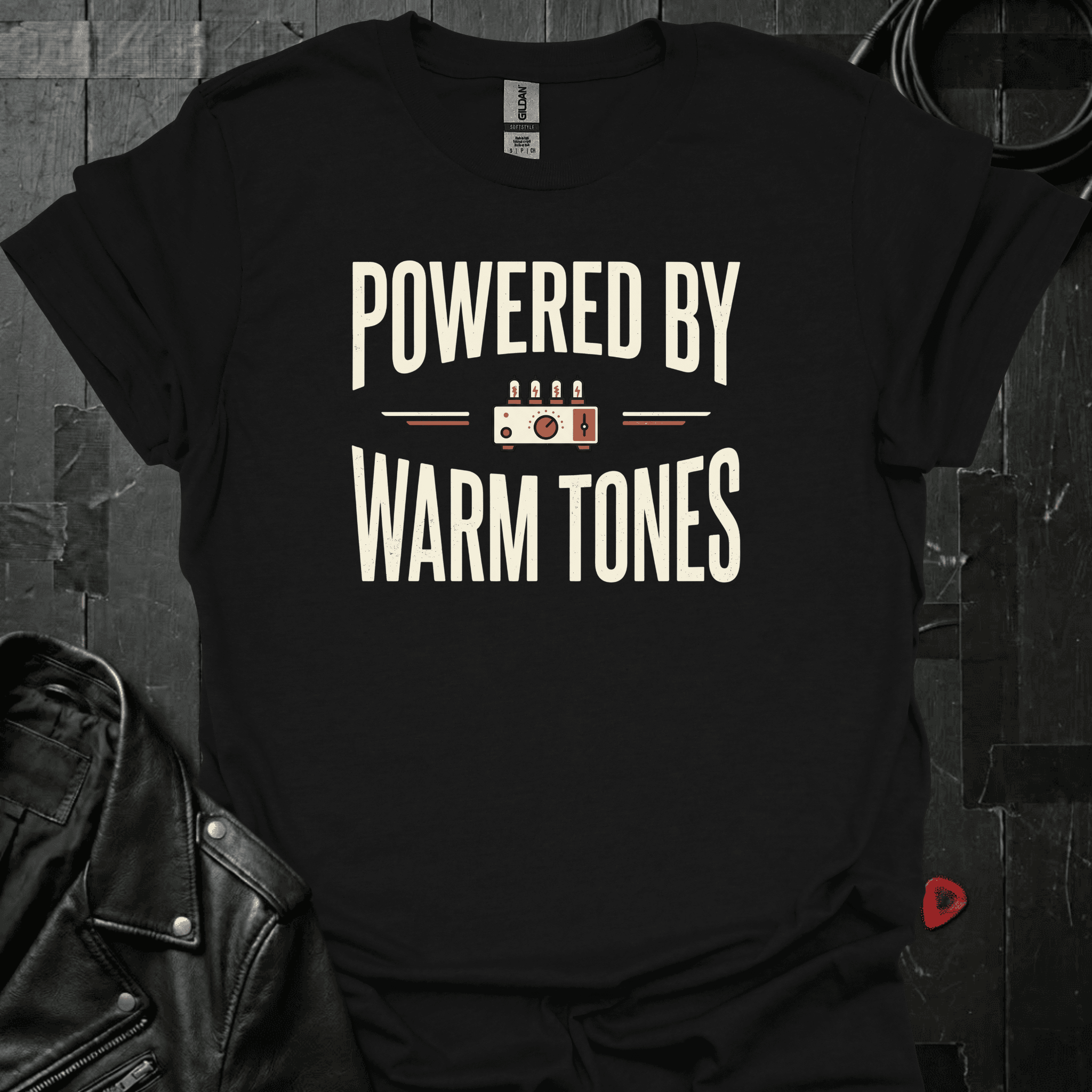 Powered By Warm Tones T-Shirt - Black - T-Shirt