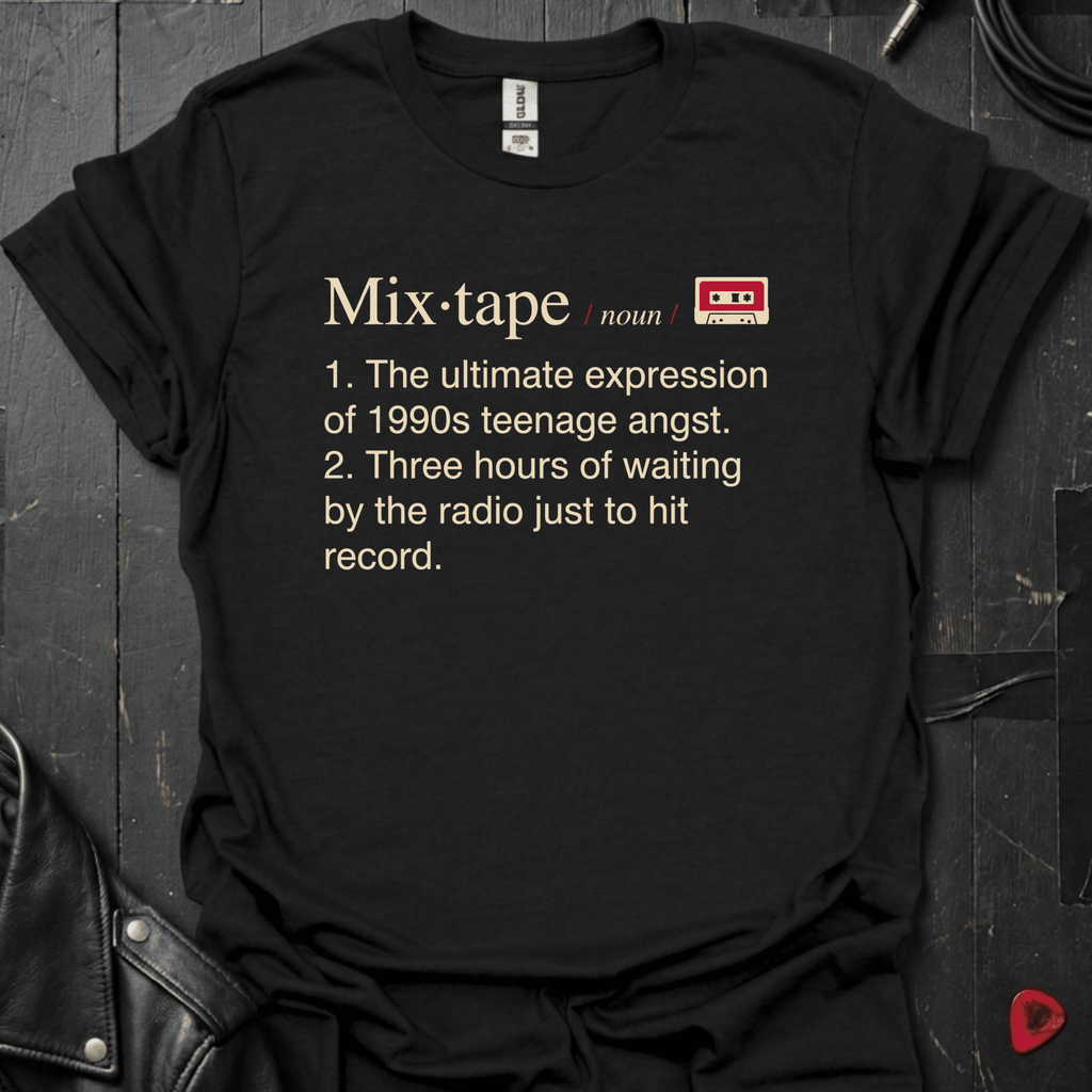 Mixtape Definition T-Shirt - Black - T-Shirt