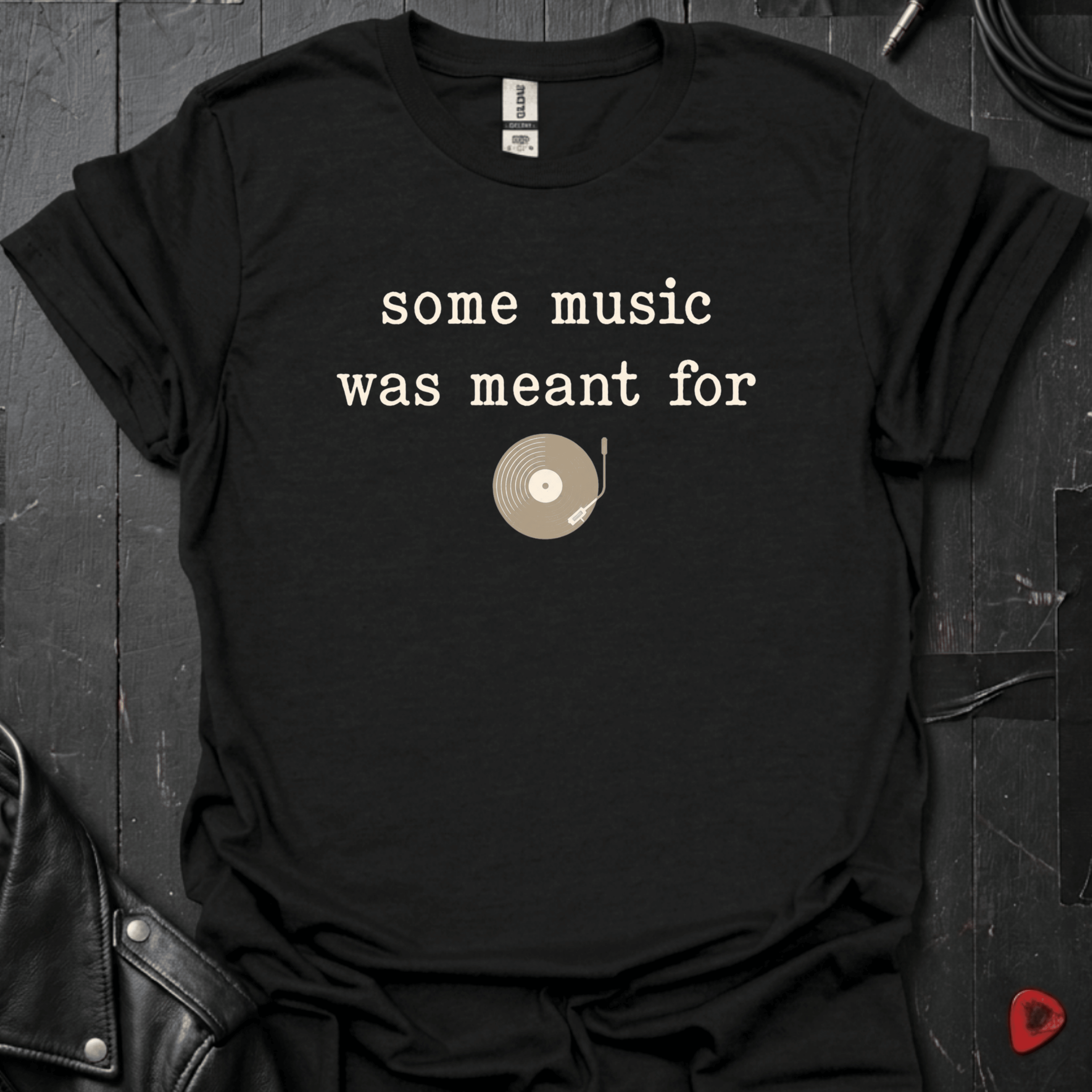 Meant For Vinyl T-Shirt - Black - T-Shirt