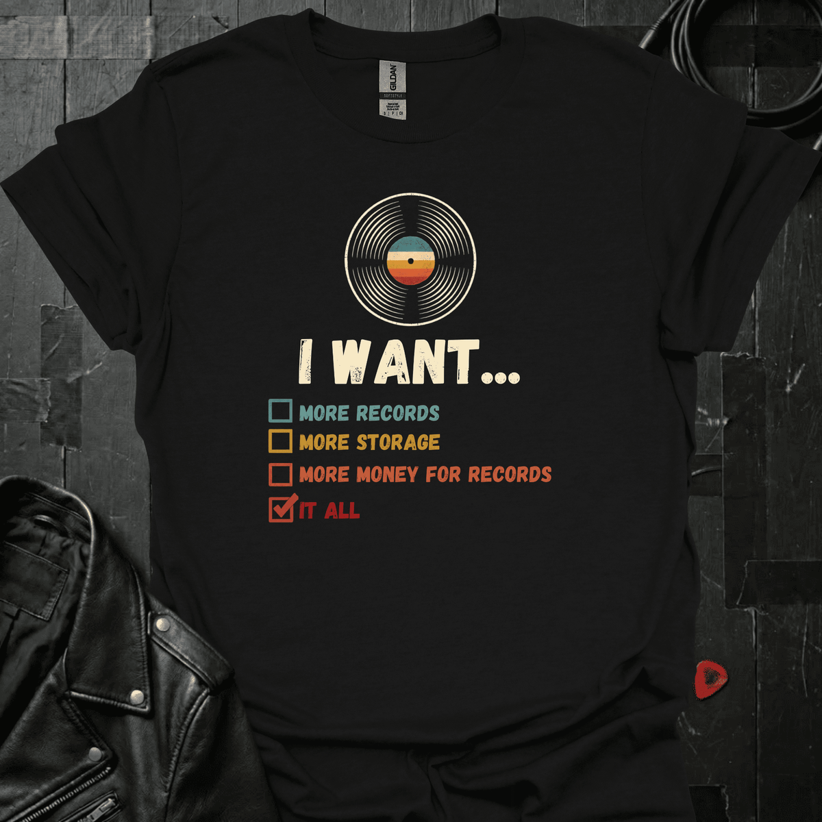 I Want It All T-Shirt - Black - T-Shirt