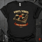 Vinyl Vibes T-Shirt - Black - T-Shirt