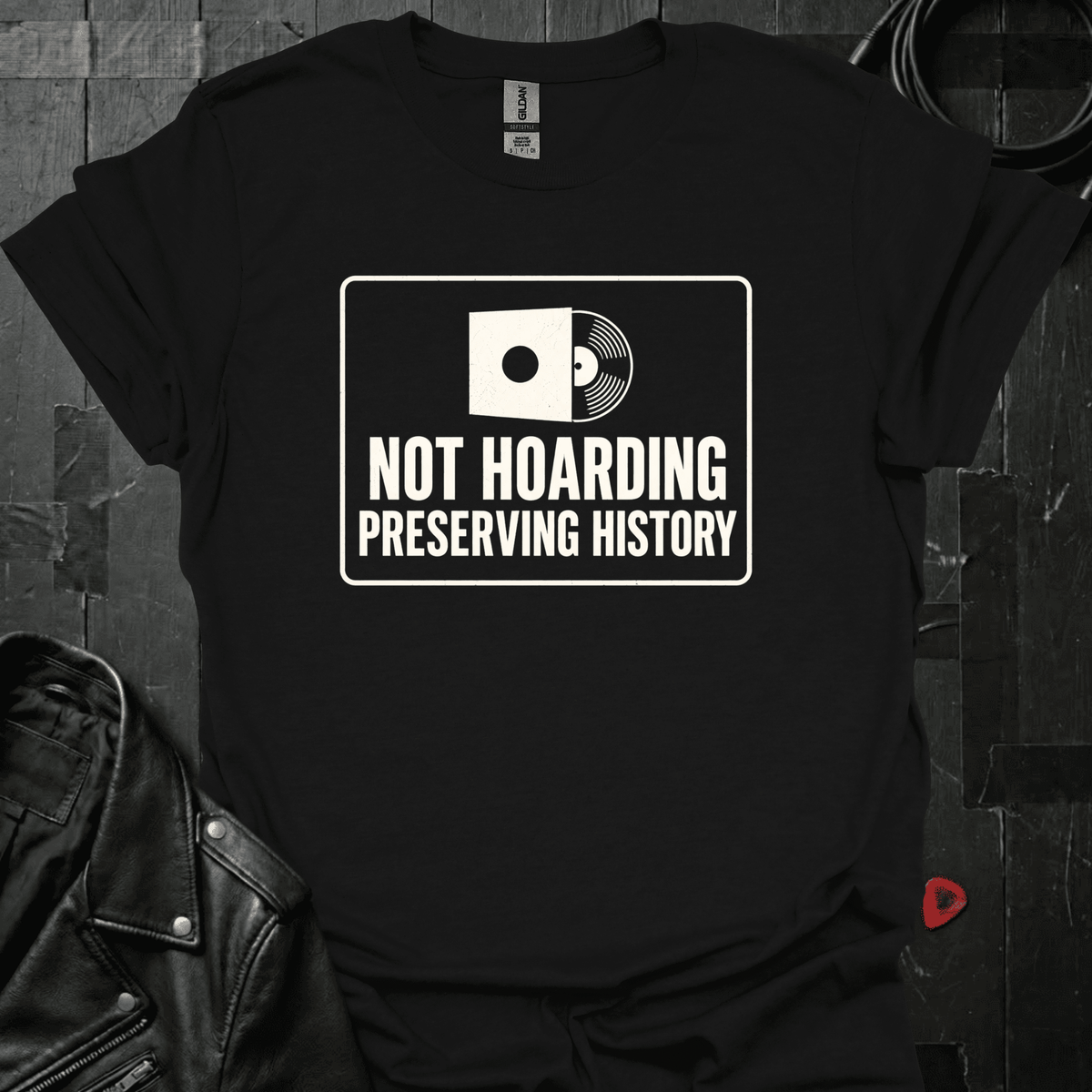 Preserving History T-Shirt - Black - T-Shirt