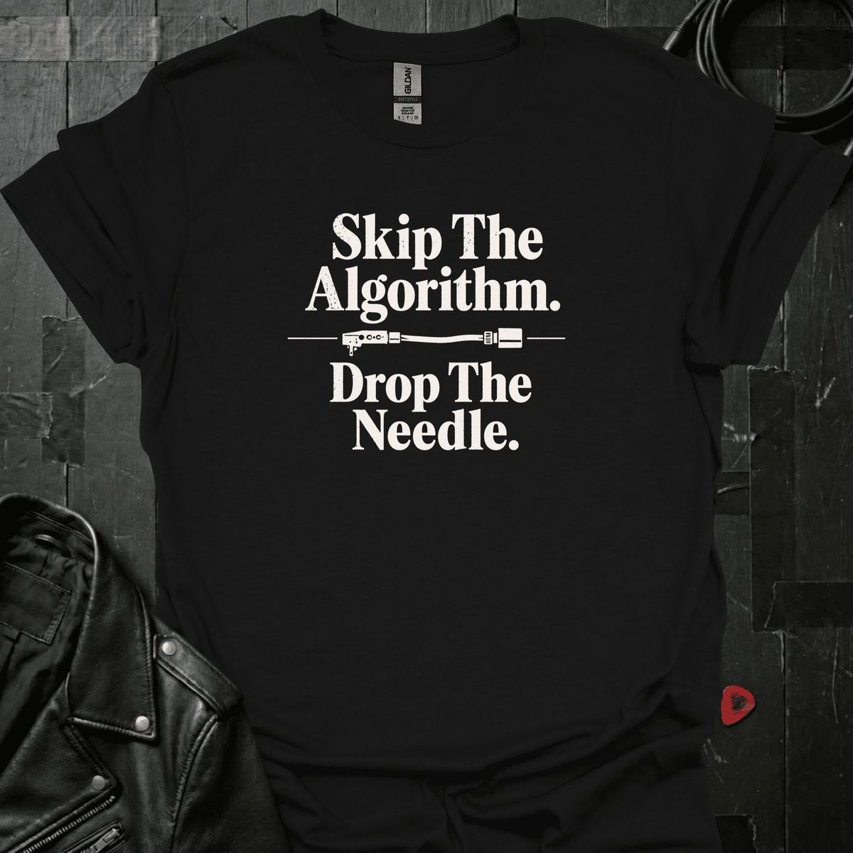 Skip The Algorithm T-Shirt - Black - T-Shirt