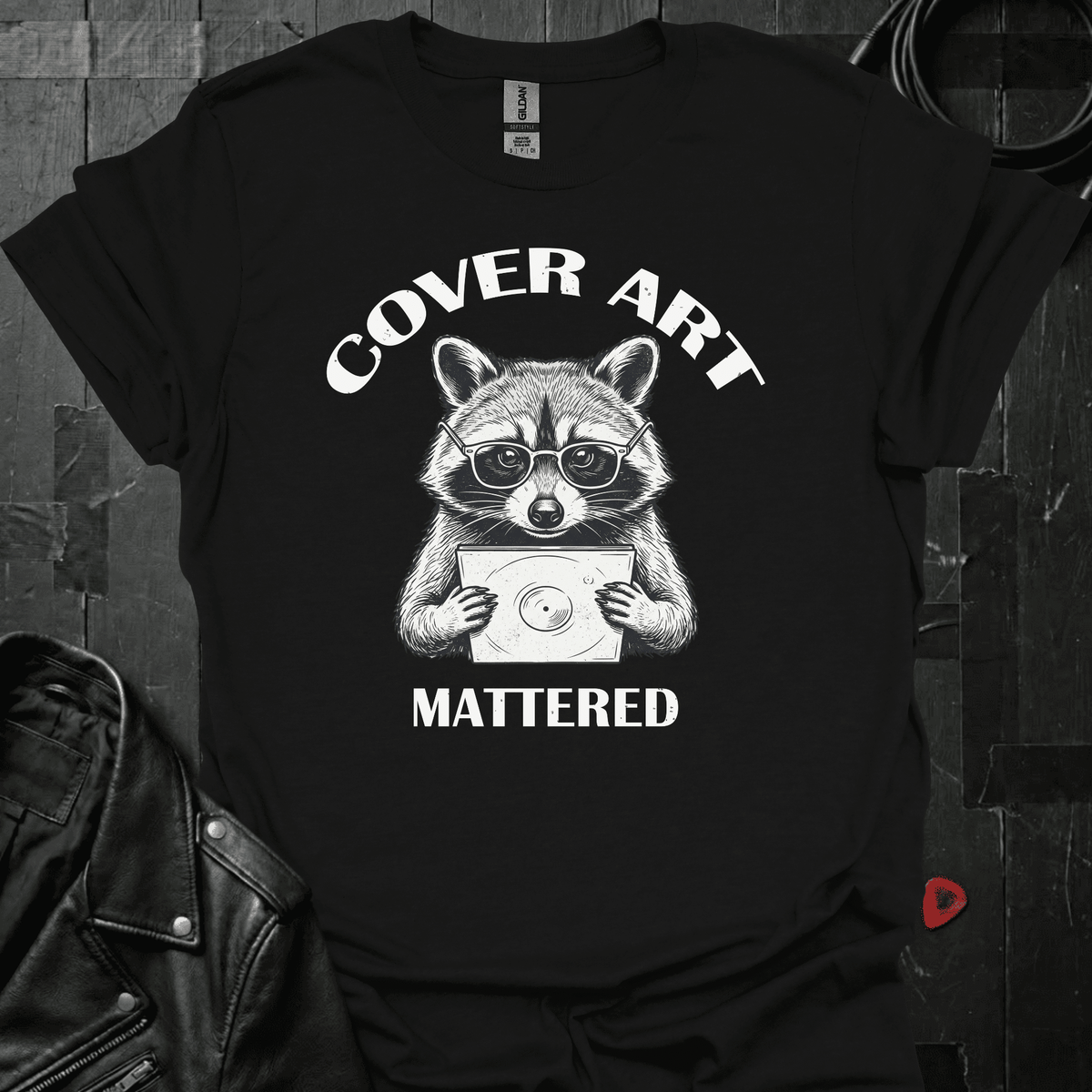 Cover Art Mattered - Black - T-Shirt