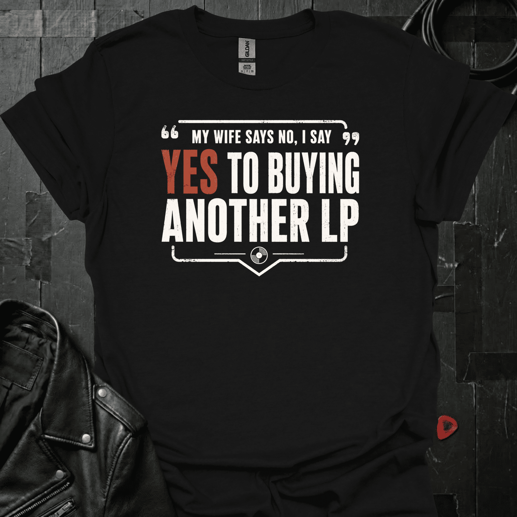 Yes To Buying LP T-Shirt - Black - T-Shirt