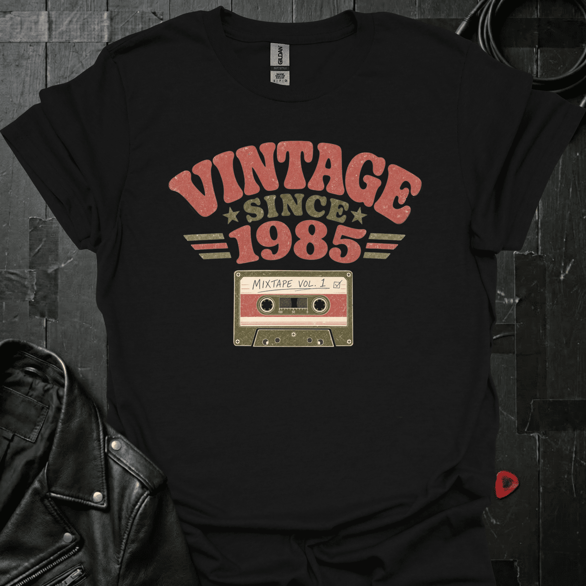 Vintage Since 1985 T-Shirt - Black - T-Shirt