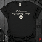 Life Happens T-Shirt - Black - T-Shirt