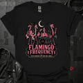 Flamingo Frequency T-Shirt - Black - T-Shirt