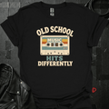 Old School Music T-Shirt - Black