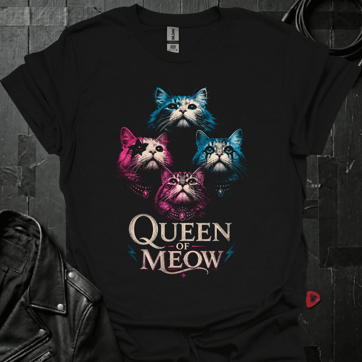 Queen Of Meow T-Shirt - S - T-Shirt
