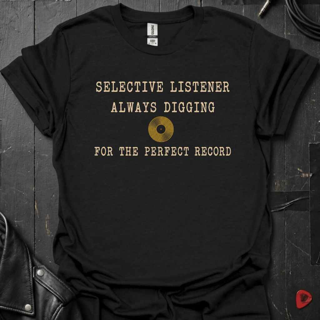 Selective Listener T-Shirt - Black - T-Shirt