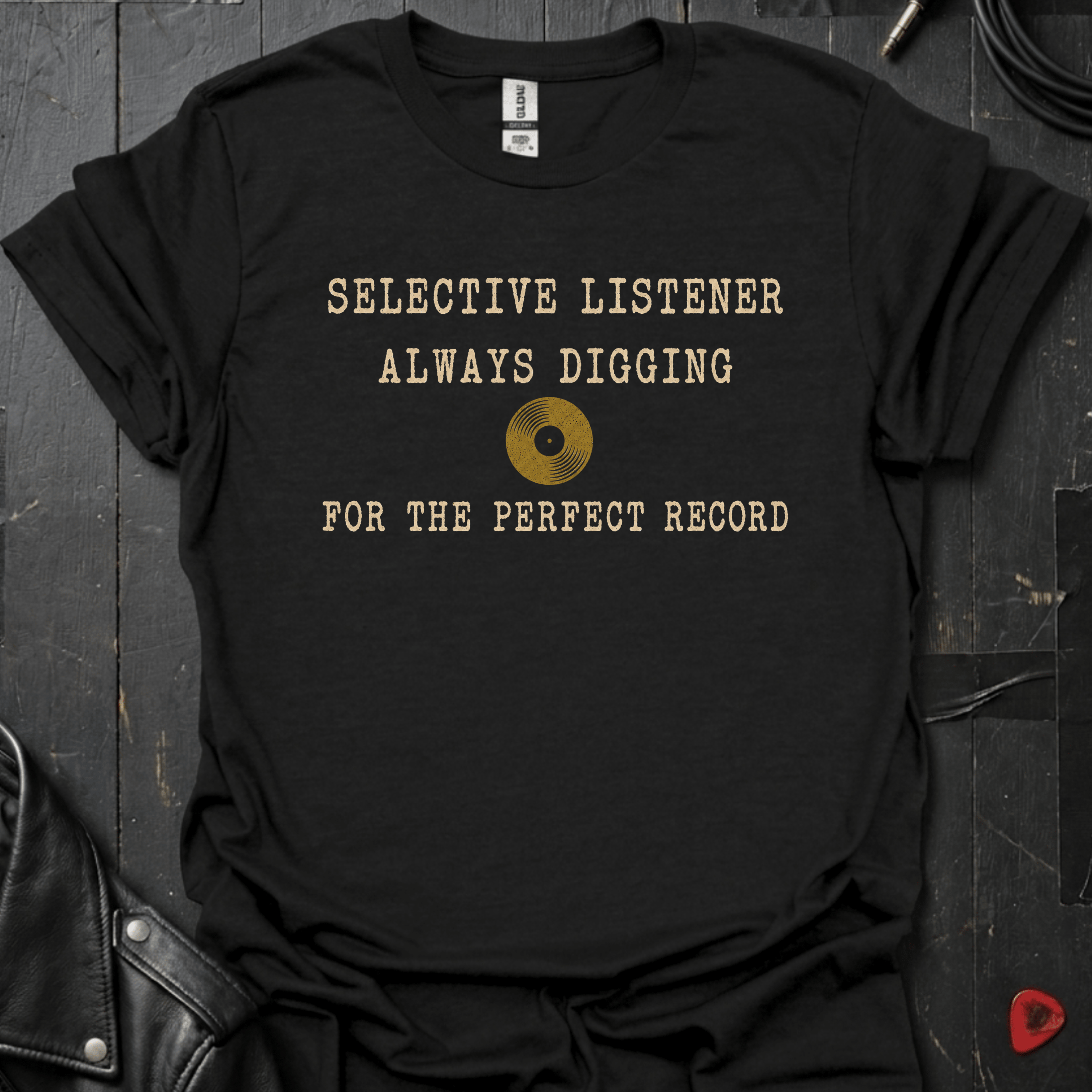 Selective Listener T-Shirt - Black - T-Shirt