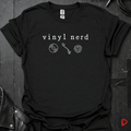 Vinyl Nerd T-Shirt - Black - T-Shirt