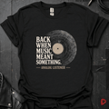 Analog Listener T-Shirt - Black - T-Shirt
