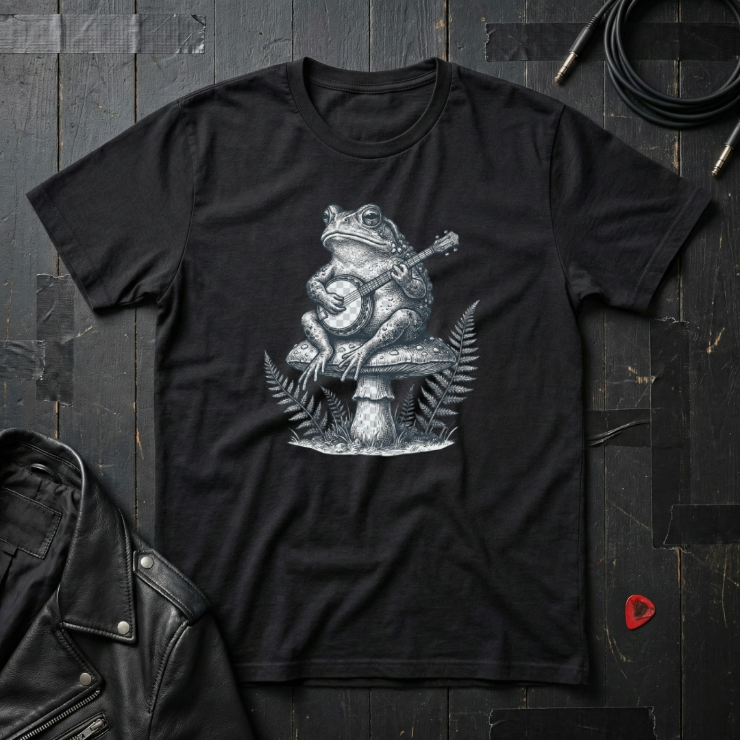 Frog Playing Banjo T-Shirt